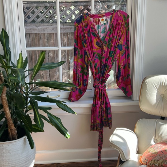 FARM Rio Pink and Green Patterned Dress - Picture 7 of 10